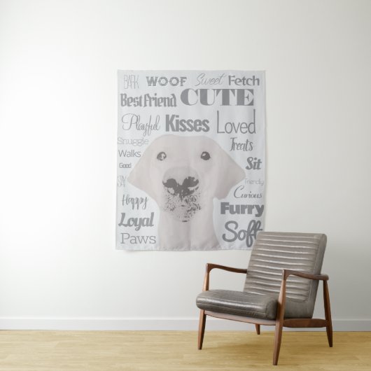 Tenture Art Word Retriever (En situation)