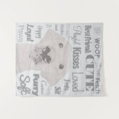 Tenture Art Word Retriever (Devant (Horizontal))