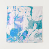Tenture Artistic Texture. Bright Violet Border. Violet Art (Devant (Horizontal))