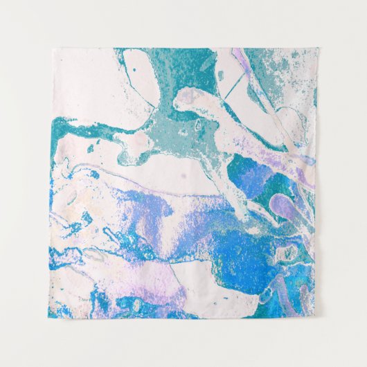 Tenture Artistic Texture. Bright Violet Border. Violet Art (Devant)