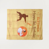 Tenture Arts martiaux Karate Anniversaire de enfant Party (Devant (Horizontal))