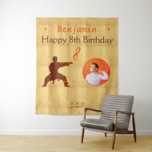 Tenture Arts martiaux Karate Anniversaire de enfant Party
