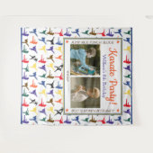 Tenture Arts martiaux modernes Karate Anniversaire de enfa (Devant (Horizontal))