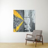 Tenture Asphalt Jaune Road Photographie créative (En situation (horizontale))