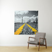 Tenture Asphalt Jaune Road Photographie créative (En situation)