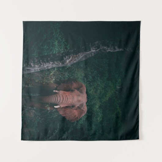 TENTURE ASSEZ ÉLÉPHANT (Devant (Horizontal))