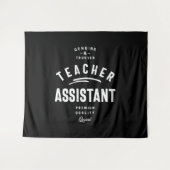 Tenture Assistant enseignant Titre du travail Cadeau (Devant (Horizontal))