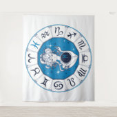 Tenture Astrologie de Wicca (Devant)