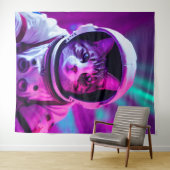 Tenture astronaute (En situation (horizontale))