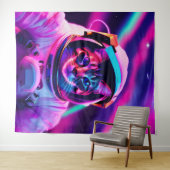 Tenture astronaute (En situation (horizontale))