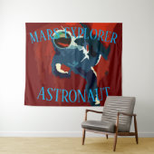 Tenture Astronaute Mars Explorateur Voyage Spatial 2024 20 (En situation (horizontale))