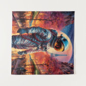 Tenture astronaute parisien (Devant (Horizontal))