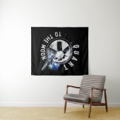 Tenture Astronaute Skate Quant QNT Crypto Coin HODL Token (En situation (horizontale))