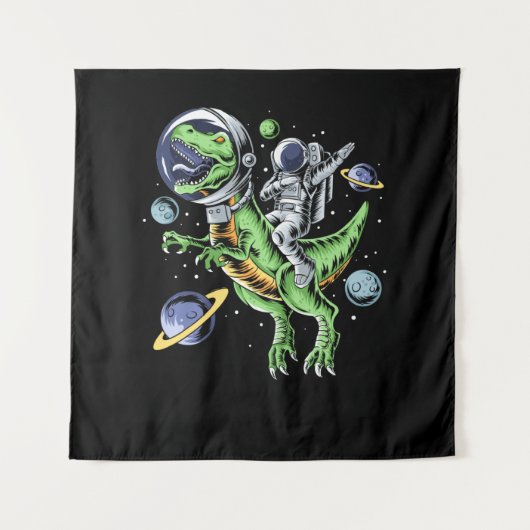 Tenture Astronaute - T-Rex Dinosaur Astro T-Rex Space (Devant)
