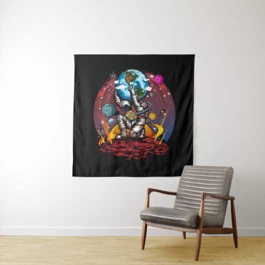 Tenture Atlas Space Man (En situation)