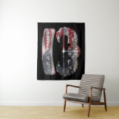 Tenture Attaque aérienne (En situation)