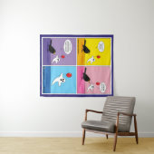 Tenture Atteindre le but opposé Comic (En situation (horizontale))