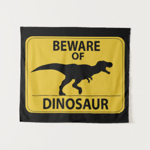 Tenture Attention aux dinosaures