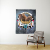 TENTURE ATTRAPE-RÊVES DE BISON (En situation)