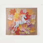 Tenture Attrapez Votre Magie Automne Unicorne Golden Paste (Devant (Horizontal))