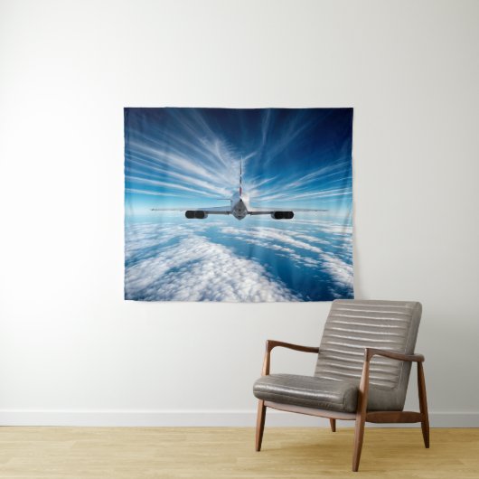 Tenture Au-delà de l'horizon : la Concorde de derrière (En situation (horizontale))