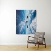 Tenture Au-delà de l'horizon : la Concorde de derrière (En situation)