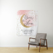 Tenture Au-dessus de la lune, Parties scintillant or Baby  (En situation)