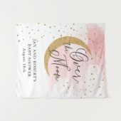 Tenture Au-dessus de la lune, Parties scintillant or Baby  (Devant (Horizontal))