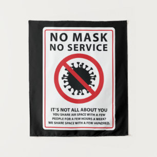 Tenture aucun masque aucun service d'air partagé