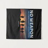 Tenture Aucune Arme Formée Contre Vous Prospère Bible (Devant (Horizontal))