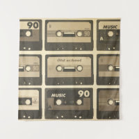 Audio Cassette, Retro Poster Hip-Hop.