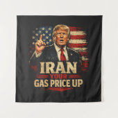 Tenture Augmentez Votre Prix du Gaz Iran (Devant)