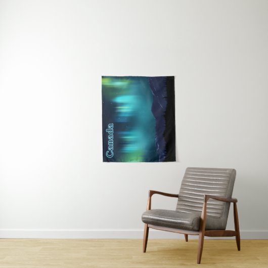 Tenture Aurora Borealis - Canada (En situation)