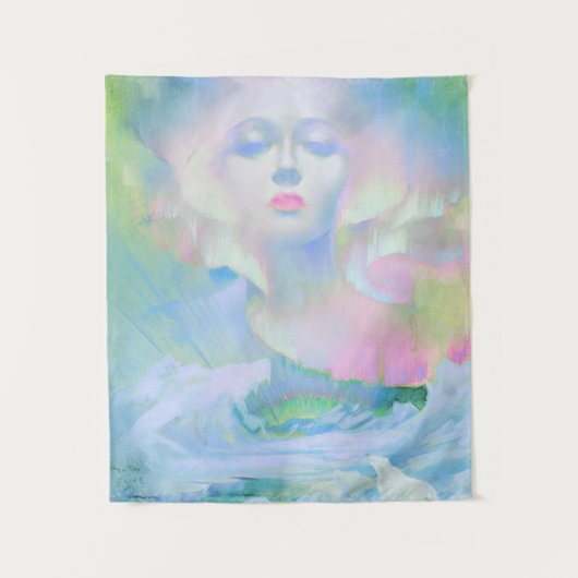 Tenture Aurora par Clive Henry lumière pastel (Devant)