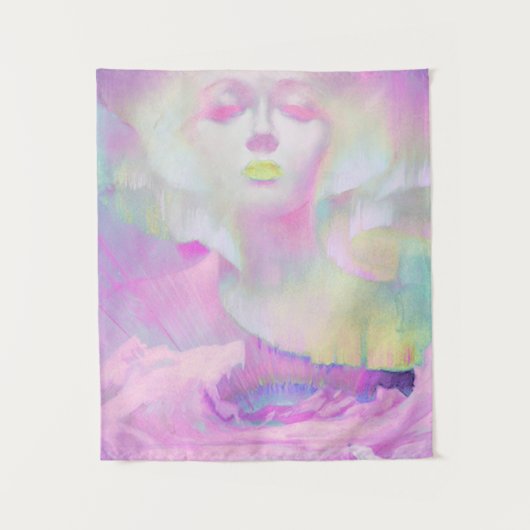 Tenture Aurora par Clive Henry pastels roses (Devant)