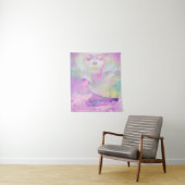 Tenture Aurora par Clive Henry pastels roses (En situation)