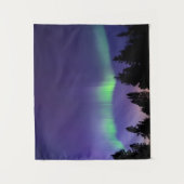 Tenture Aurore Boréale & Arbres | Manitoba, Canada (Devant)