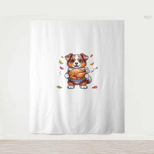 Tenture Aussie 178 Thanksgiving surdimensionné T-Shirt.png (Devant)