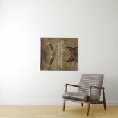 Tenture Autochtone américain - Chevaux et chasseur de rêve (En situation (horizontale))