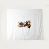 Tenture Autocollant de chien (Devant (Horizontal))