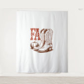 Tenture Automne Automne Cowgirl Citrouille (Devant)