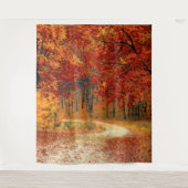 Tenture automne dans la forêt (Devant)