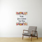 Tenture Automne Floral Photobooooooooooth fond Mariage Déc (En situation)