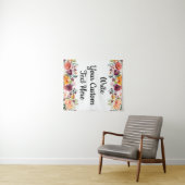 Tenture Automne Floral Photobooooooooooth fond Mariage Déc (En situation (horizontale))