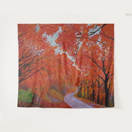 Tenture Automne Maple Daejeon Corée Mariage Contexte (Devant (Horizontal))
