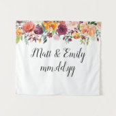 Tenture Automne Photo Booth Prop Boho Mariage de automne f (Devant (Horizontal))