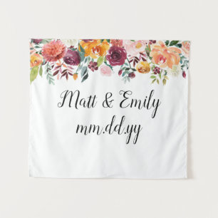 Tenture Automne Photo Booth Prop Boho Mariage de automne f