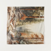 Tenture Automne Rustique (Devant (Horizontal))