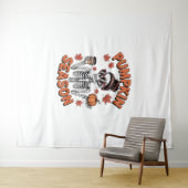 Tenture Automne Saison Citrouille (En situation (horizontale))