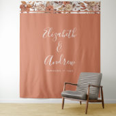 Tenture Automne Terracotta Boho Mariage Photo (En situation)